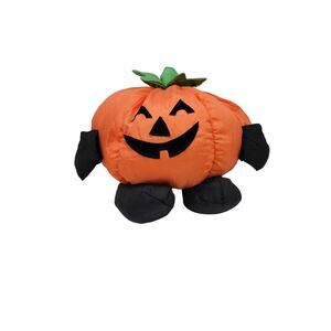 Vintage 1994 Gibson Greetings Jack-O-Lantern Halloween Pumpkin Stuffed Toy